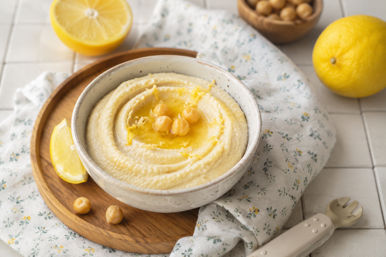 hummus cytrynowy dla dzieci