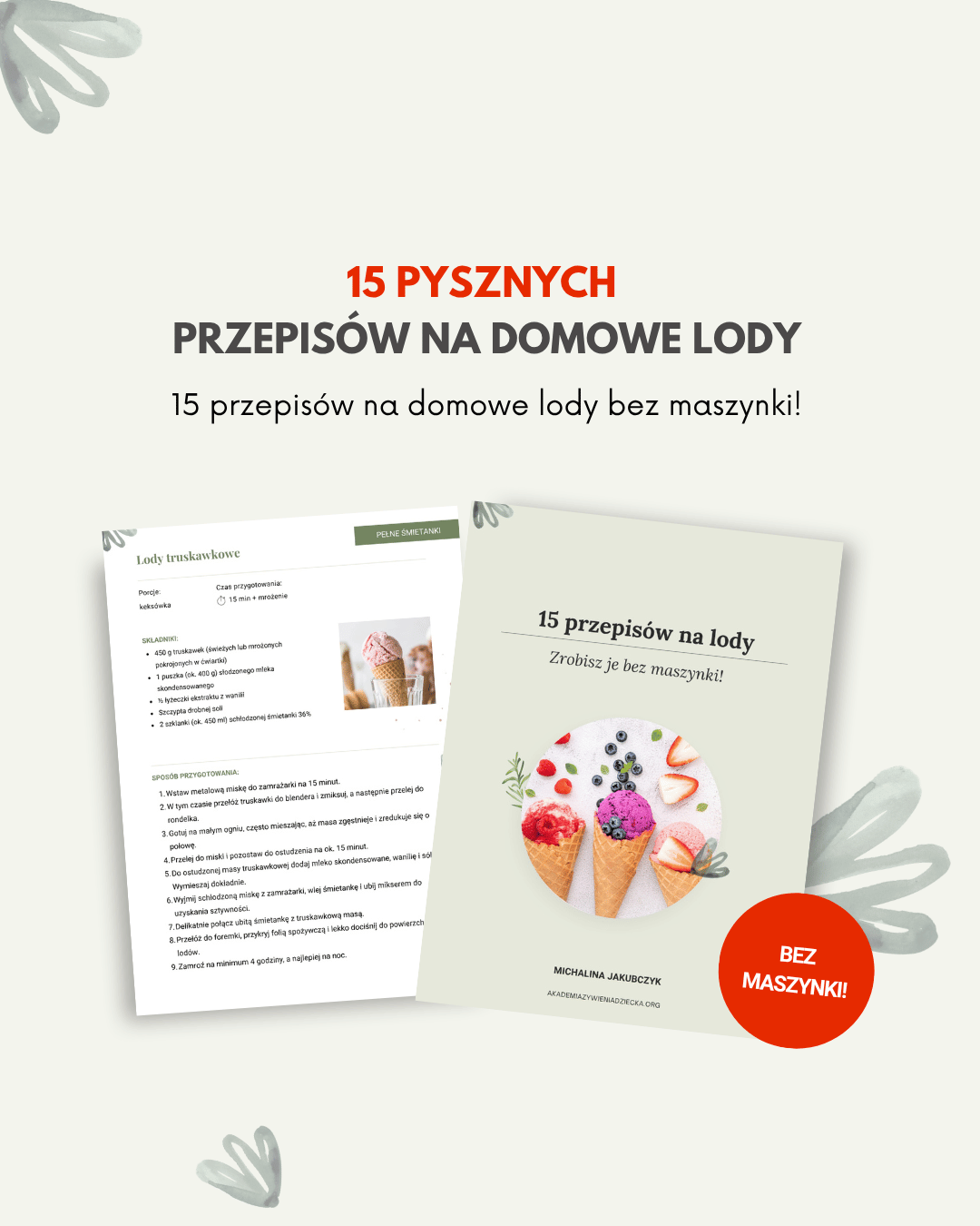 Ebook: Zgoda na lody. Domowa lodziarnia